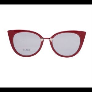 Authentic Fendi Red Sunglasses